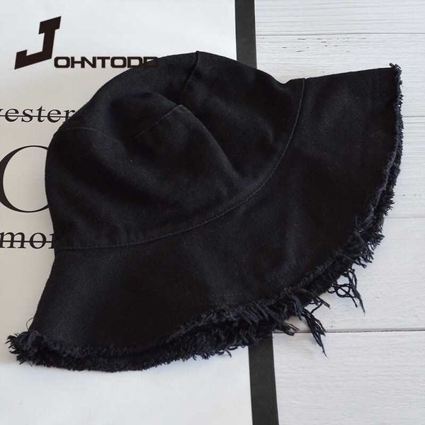 

hbp brim hats brand bucket wide hat fishing outdoor panama hip hop cap men's summer for fisherman hat women denim bucket hats custom bu, Blue;gray