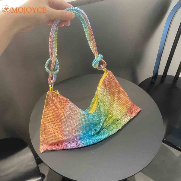 

evening bags elagant rhinestones clutch for women shiny dinner party wedding purses handbag designer female ladies shoulder 230329