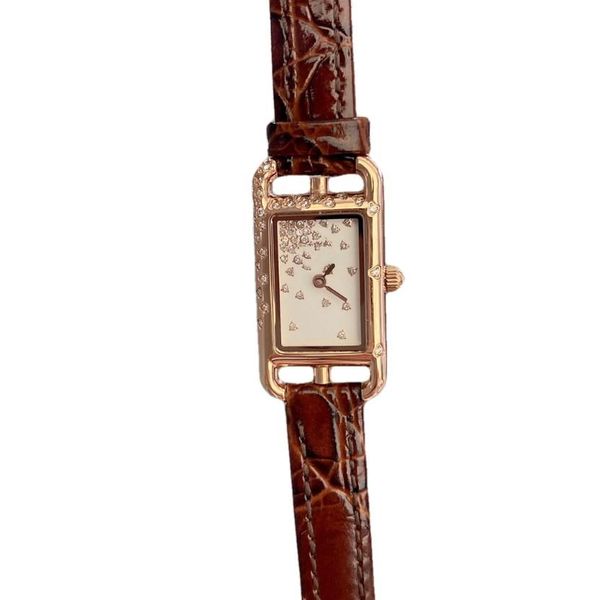 

women's watch brand women's quartz watch noble fashion classic design banquet square watch, Slivery;golden
