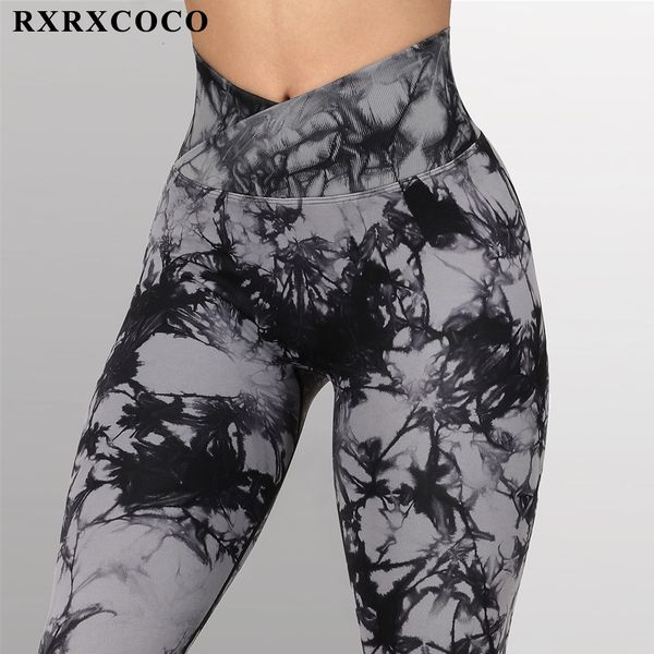 

women's leggings rxrxcoco solid women pants irregular high waist casual fitness yoga pant female slim push up workout sport gym 230330, Black