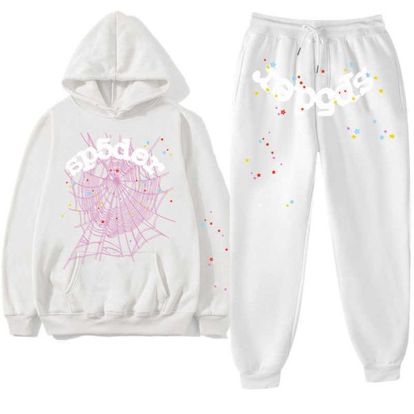 

mens hoodies sweatshirts sweatshirts sp5der hoodie mens hoodies printing 555555 white hoodie men women fashion hip hop streetwear sweatshirt, Black