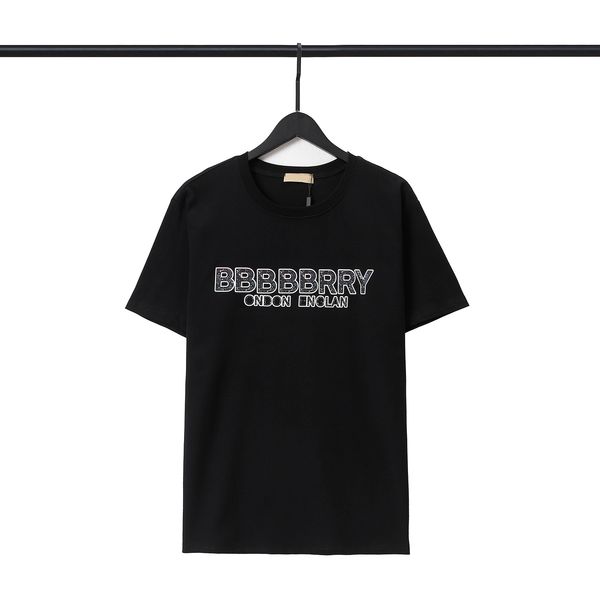 

men's t-shirt black white t shirt slim fit short sleeve cotton breathable tee r luxury letters print shirts spring summer high street c, White;black