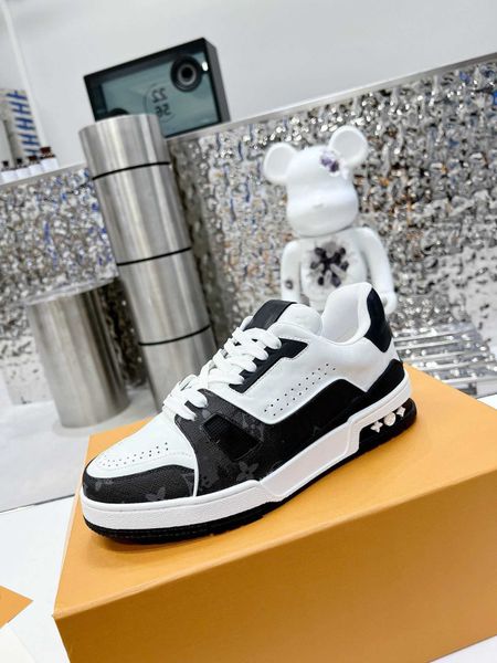 

shoes casual 2023 designer sneaker virgil trainer calfskin leather white letter overlays platform stylist all-match fashion luxury low sneak