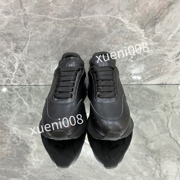 

womens casual shoes calfskin banded sneaker white black blue grey designer sneaker trainers low fashion mens women sneakers, Red;white