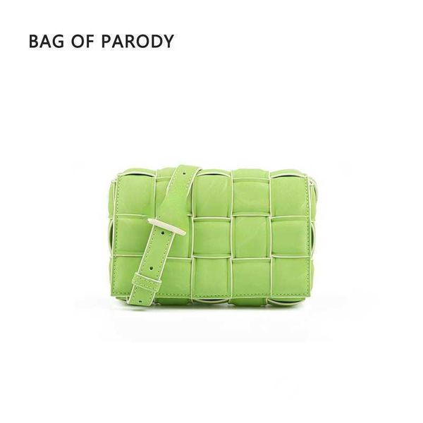 

high sense of niche fashion woven bag ladies bag 0401