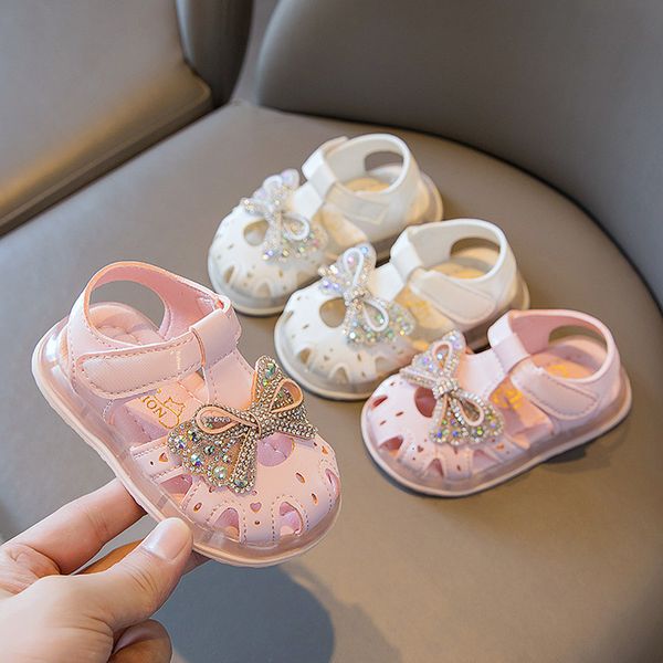 

first walkers baby girls mary jane shoes pearl bow knot toddler girls' sandals non slip pu baby shoes 1-4t girls' garden shoes pin