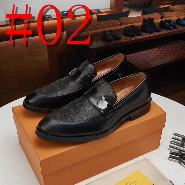 

l1/31model 2022 new design leather oxford shoes luxury mens flats shoes casual british style men oxfords fashion brand dress shoes for men d, Black