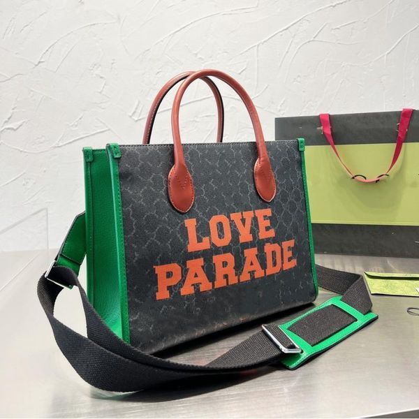 

designer bag tote bag fashion luxury graffiti shopping bags is really super cute can hold cute and happy yo, Black
