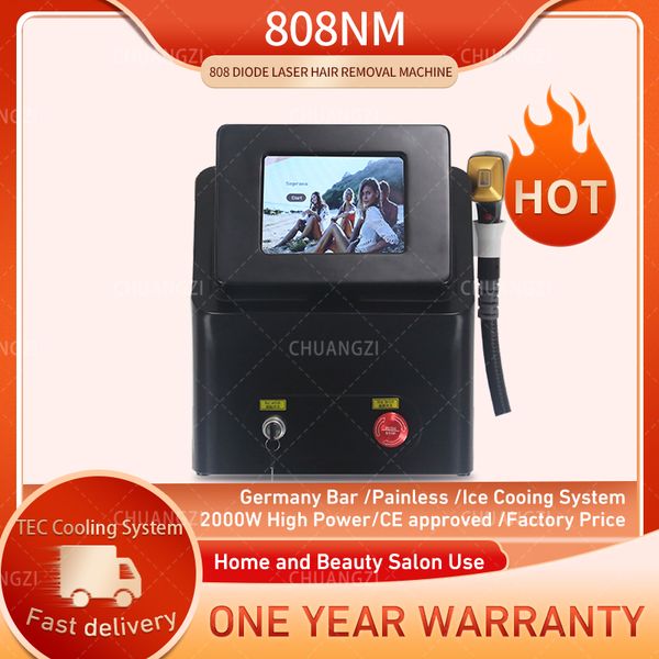 

2023 diode laser hair removal 808nm ice platinum titanium 3 wavelength diode laser lifetime warranty machine price, Black