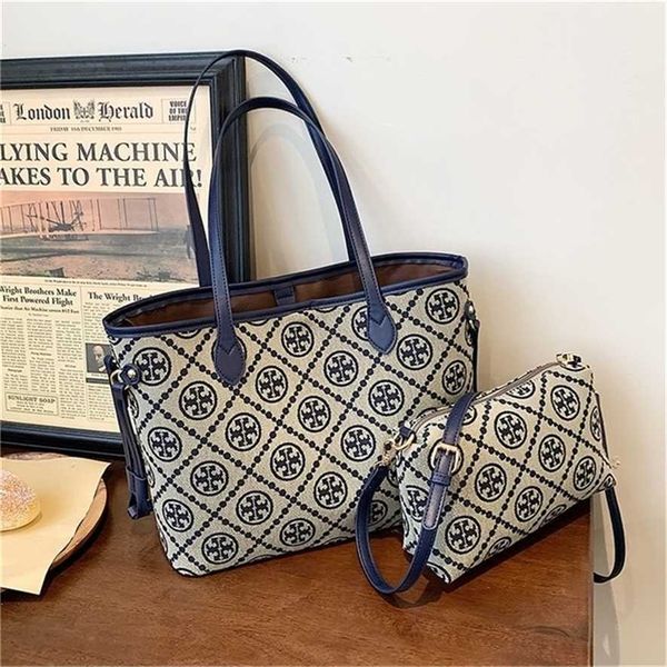 

2023 designer bag handbag trendy handbags canvas old flower versatile high-capacity mommy child mother tot underarm