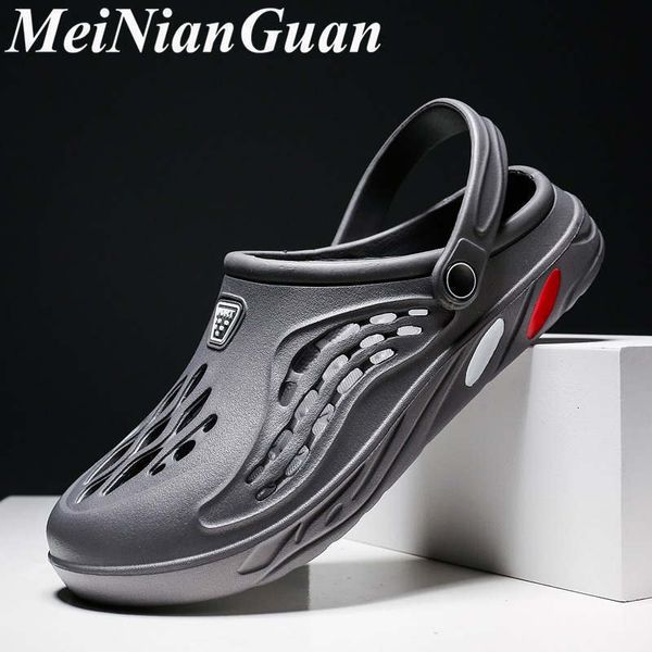 

sandals light flat men's shoes big size casual mens summer fashion comfort men slippers water camping surf man beach b8 230330, Black