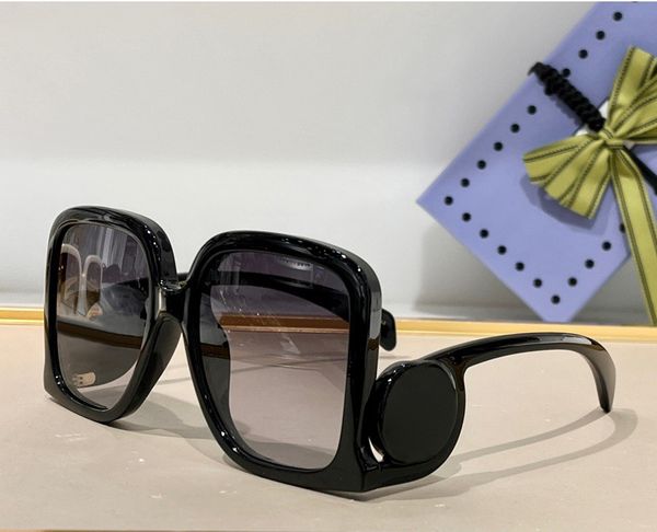 

fashion popular women sunglasses 1326 oversized legs design square shape glasses outdoor trendy unique style anti-ultraviolet come with, White;black