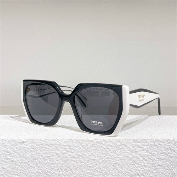 

designer sunglasses for women classic eyeglasses goggle outdoor beach sun glasses for man woman black white 5 color optional triangular with, White;black