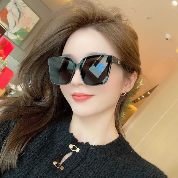 

Fashion G Letter luxury sunglasses 2022 new summer anti ultraviolet sunscreen Sunglasses men's Driving Polarized big face thin Women