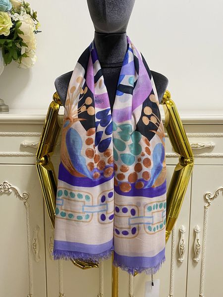 

women's scarf pashmina modal material print patterne thin and soft square scarves for women big size 140cm - 140cm, Blue;gray