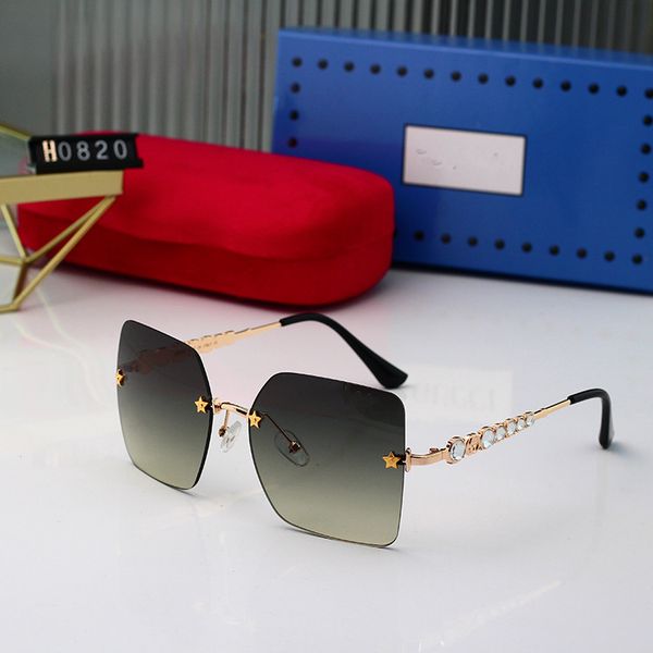 

designers ggity sunglasses for women luxury double g glasses retro men eyewear fashion party accessories classic summer holiday polarized su, White;black