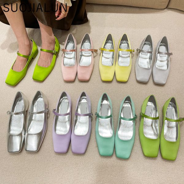 

dress shoes suojialun summer women's flat shoes round toes light soft ballet shoes women's casual dress ballet shoes 230330, Black