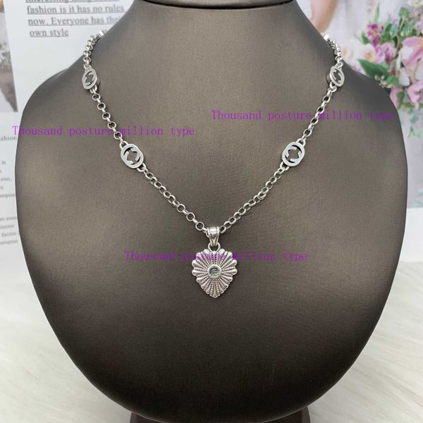 

2023 designer new gujia suit/gjia new letter simple necklace bracelet earrings female personality light luxury jewelry, Silver