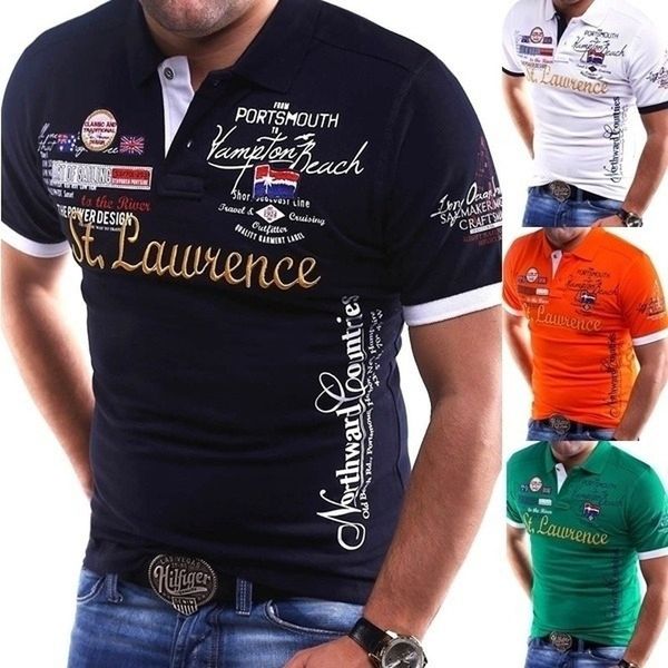 

mens polos zogaa polo shirt slim fit short sleeve t 230330, White;black