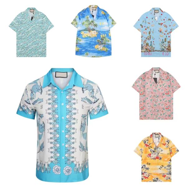 

mens casual fashion short sleeve shirt designer casual fashion polo shirt high-end brand printing comfortable couple breathable shirt asian, White;black