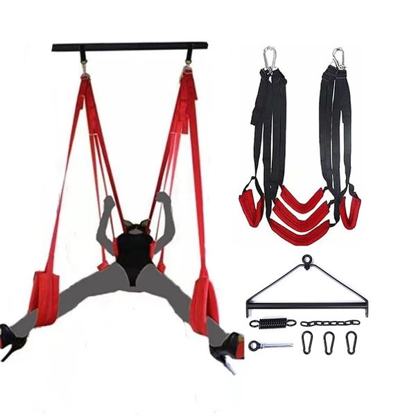 

socks soft material swing furniture fetish sm game bandage door swing bondage gear erotic toys for couple sexsual swing, Black;white