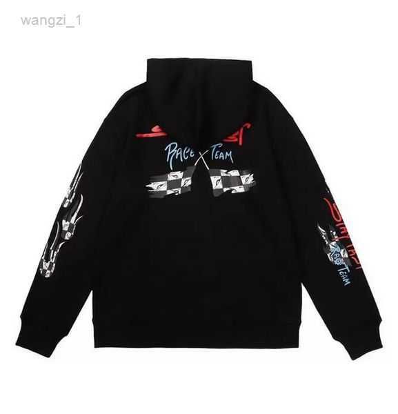 

men's hoodies & sweatshirts designer mens chrome winter hoodie ch long sleeve jacket loose coat hooded hoody men woman hip hop hearts 7, Black