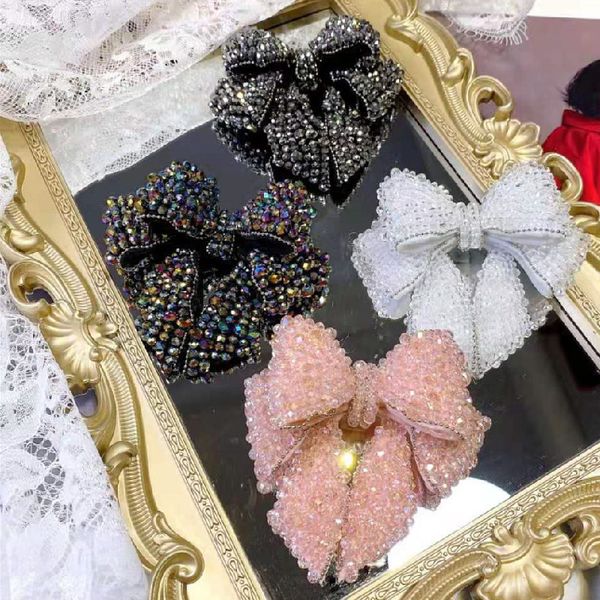 

shoe parts accessories 1pc jewelry bowknot bow flower bridal wedding party heels s diy manual customization decoration 230330, White;pink