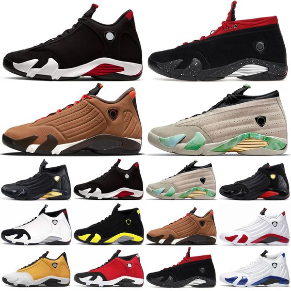 

14 14s bred men basketball shoes sneaker ginder winterized fortune red lipstick particle grey hyper royal candy cane outdoor trainers sports