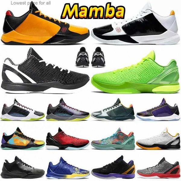 

mamba 6 protro grinch basketball shoes men mambacita bruce lee big stage chaos 5 rings metallic gold mens trainers sports outdoor sneakers