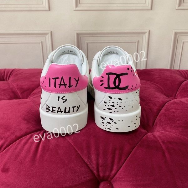 

2023 casual shoes women designer leather lace-up sneaker fashion lady running woman men gym sneakers hc1220701, Black