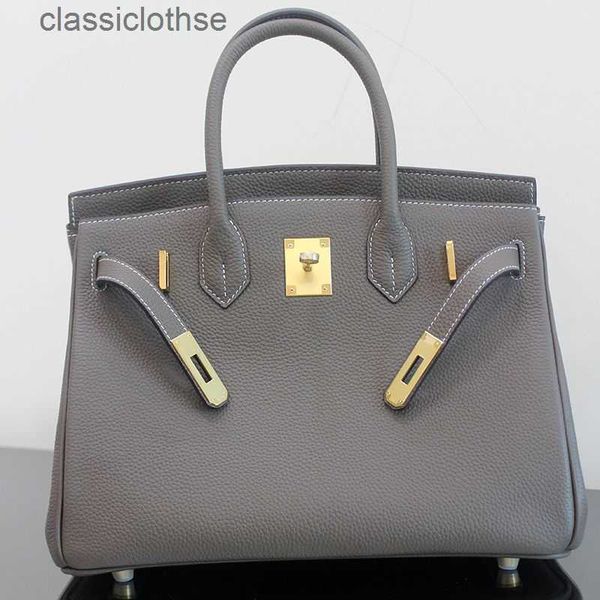 

original edition designer herms briks bags online store bag quality wax thread version practical fine grain tc head layer cow leather bag la