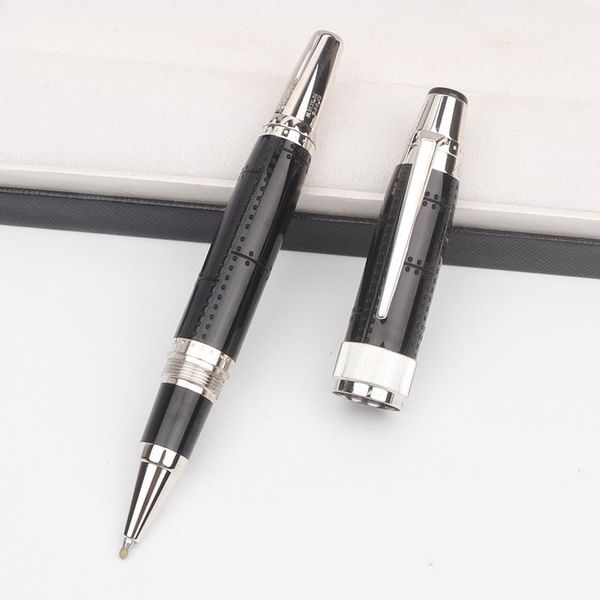 

2021 Limited edition red, black and blue ballpoint pen series digital stationery office unique design writing ink pen Christmas gift, As picture