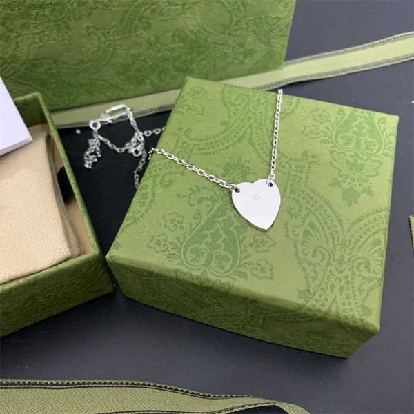 

plated gold silver necklace love heart designer s for mens pendant jewelry female exquisite classic letter couple on the neck gift women cha