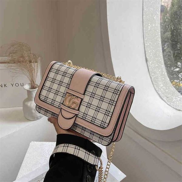 

designer bag designer bag fashion square simple single shoulder foreign style chain bag