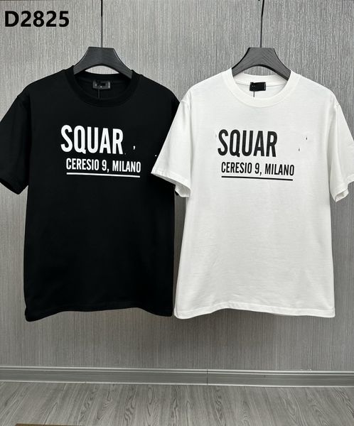

new mens t-shirt d2 dsq icon gg print tee italy designer men shirts streetwear women dsquare shorts t-shirt short clothes d2825, White;black
