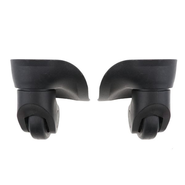 

bag parts accessories 1 pair universal swivel luggage suitcase wheel replacement caster large size a08 230330, Black