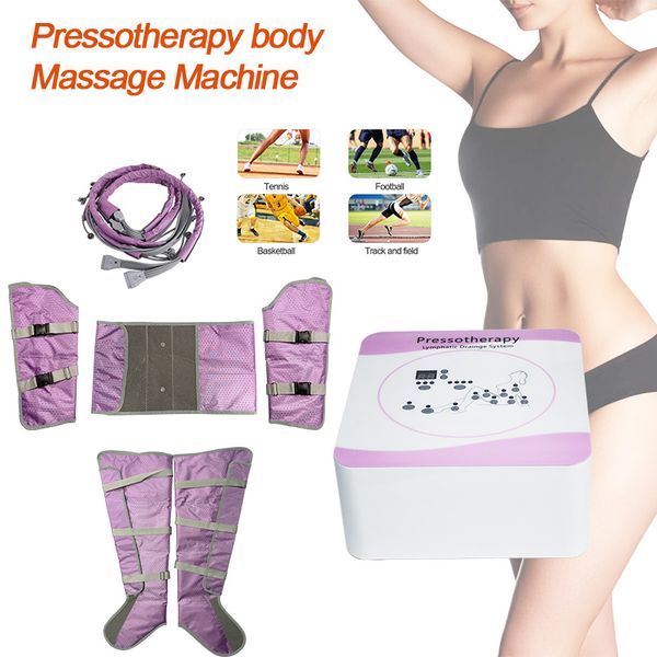 

portable pressotherapy lymphatic drainage slimming machine for salon spa,easy operate pressotherapy suit massage sports recovery device