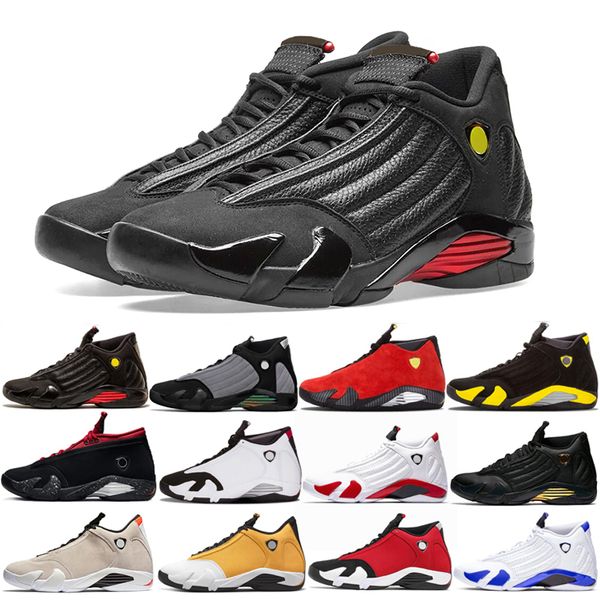 

14s men basketball shoes hyper royal candy cane14 14 ginger red lipstick thunder university gold mens gym trainer