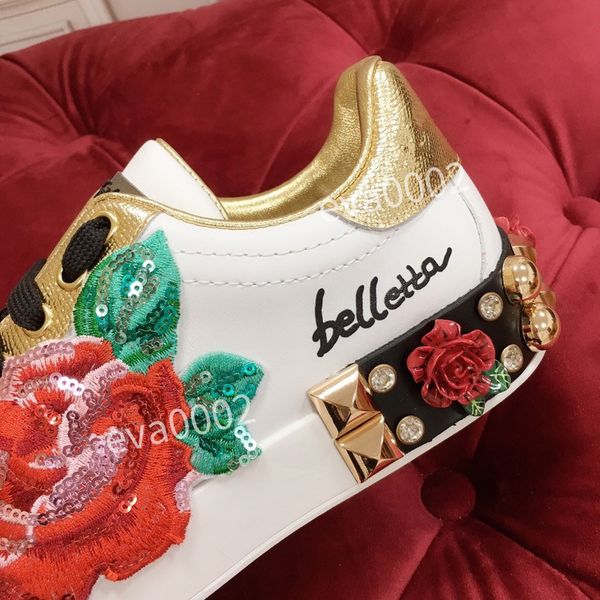 

2023 women calfskin trainers fashion white low-breathable running shoes hc191010, Black