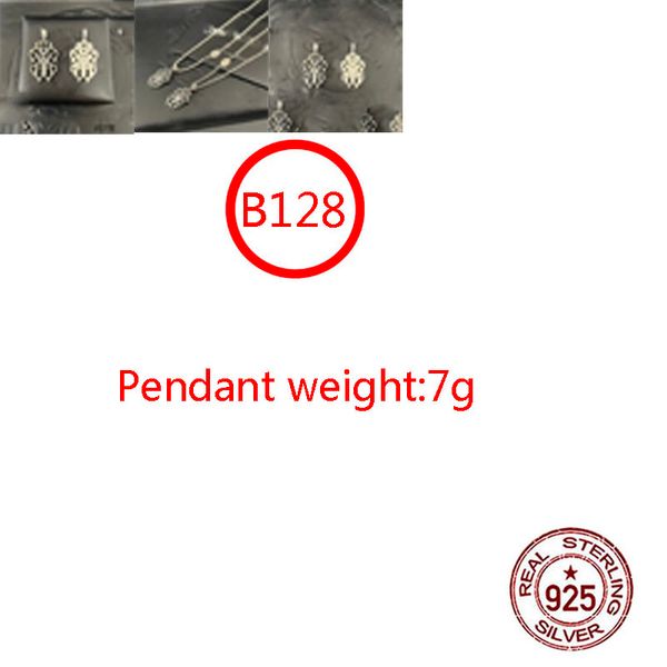 

b128 s925 sterling silver pendant personalized punk style retro hip hop simple sacred sword letter shape gift for lovers