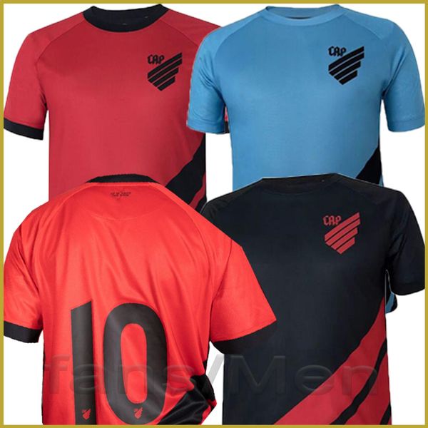 

23/24 paranaense mens soccer jerseys athletico vitor bueno d. terans . cittadini roque christian pablo home away 3rd football shirts unifor, Black;yellow