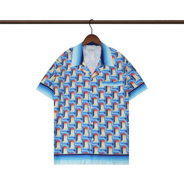 

men's embroidery print shirts casual pants button down short sleeve hawaiian shirt suits summer beach shorts designer, White;black