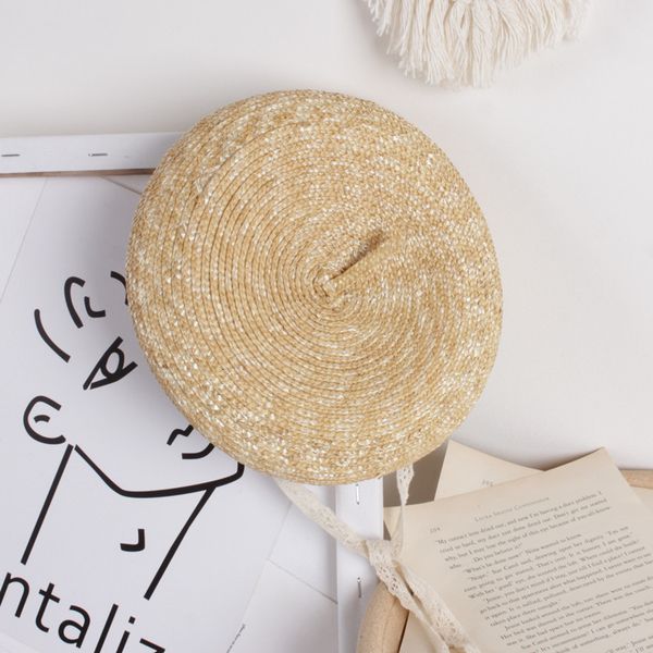 

wide brim hats bucket fashion summer woman straw handmade weave lace ties ladies vacation outdoors beach adjustable 230330, Blue;gray