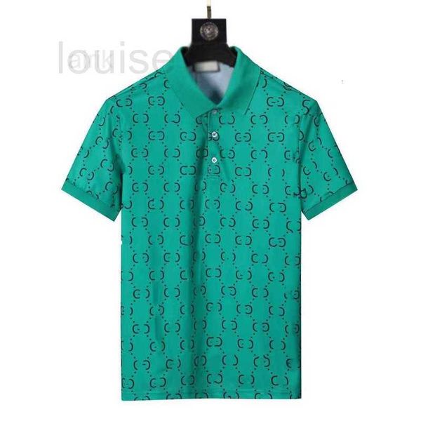 

men's polos popularspring summer man designer men's t shirt tees high-end stylist letter cotton v neck men tees woman tshirts lux, White;black