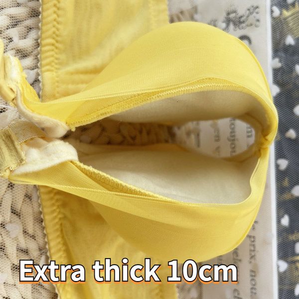 

bras thick bra 10cm small chest gathered and thickened underwear women's flat without steel ring lingerie for women 230330, Red;black