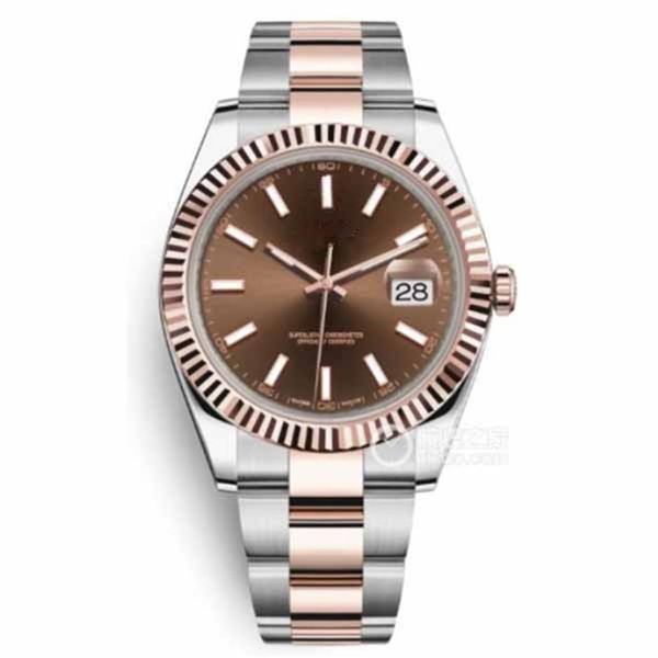 

19 style luxury watch 41mm 126331 126333 126334 automatic watch diamond watch ceramic bezel sapphire 2813 movement mens watches wr304o, Slivery;brown