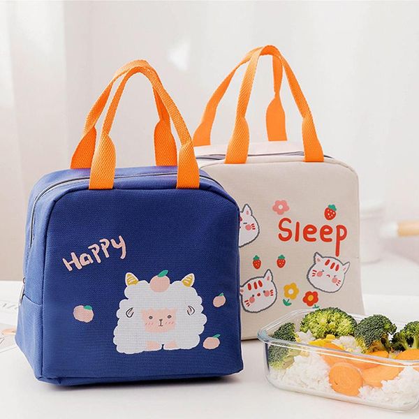 

multi type cartoon design oxford cloth thermal insulated bags cooler bag picnic food lunch tote bag for kids