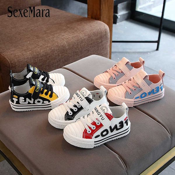 

athletic outdoor 2020 new all-match dent shoes casual children footwear flat baby boys shoes girls sports shoes leather toddler sneaker c070, Black