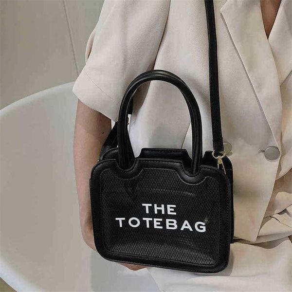 

designer bag bag women's 2023 summer new versatile fashion transparent jelly bag niche handheld messenger