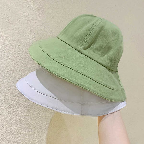 

hbp autumn wide brim women's hats panama bucket hat 2022 summer fashion kpop bob cotton blk beh sun hats foldable wide brim anti-uv fis, Blue;gray